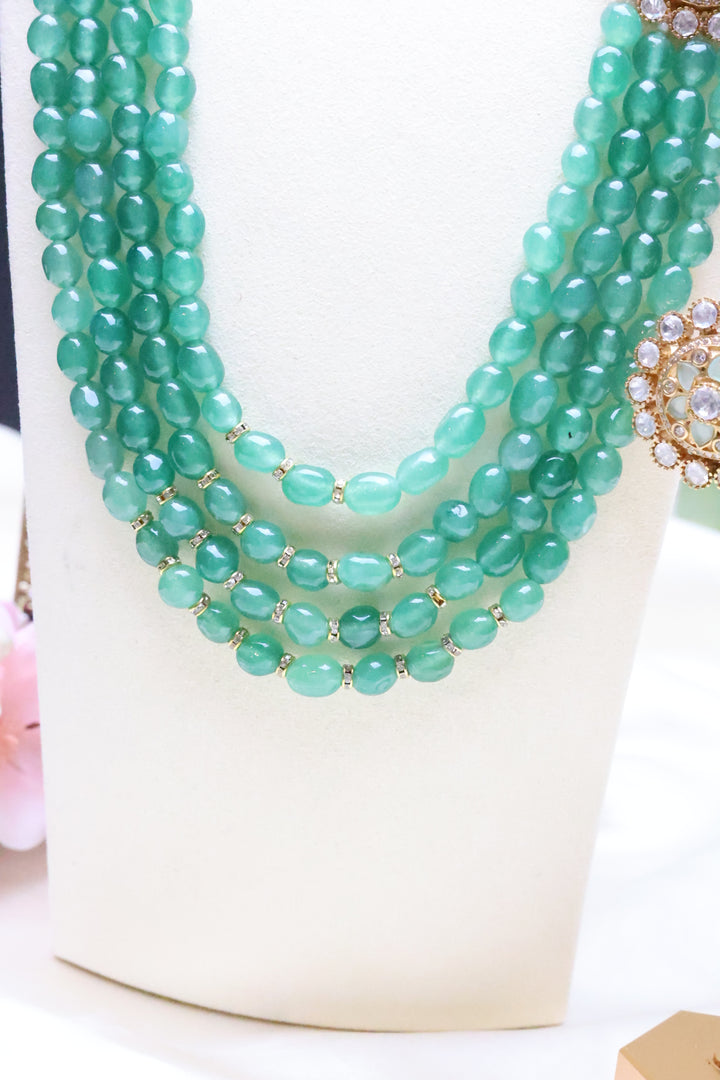 Glass Bead Multilayered Mala [10190]