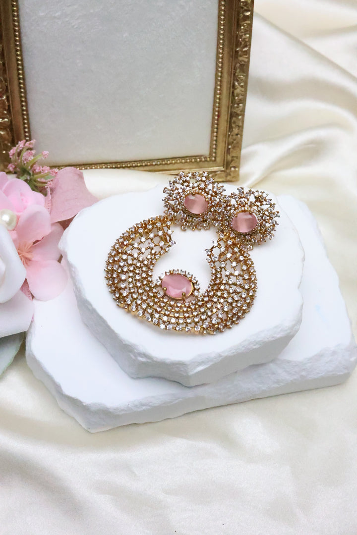 CZ Stone Pendant Set [10647]