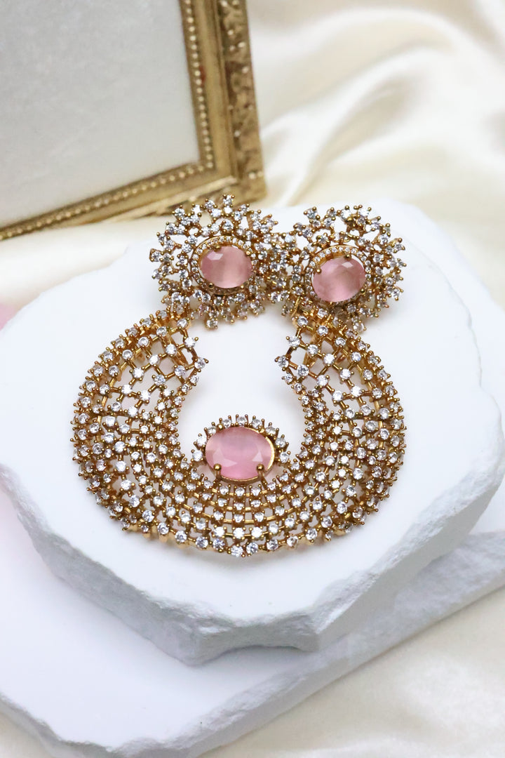 CZ Stone Pendant Set [10647]