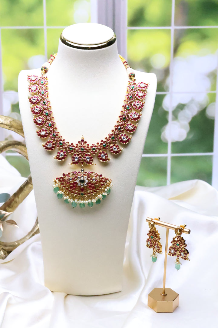 Reversible Kemp/Jadau Necklace [11085]