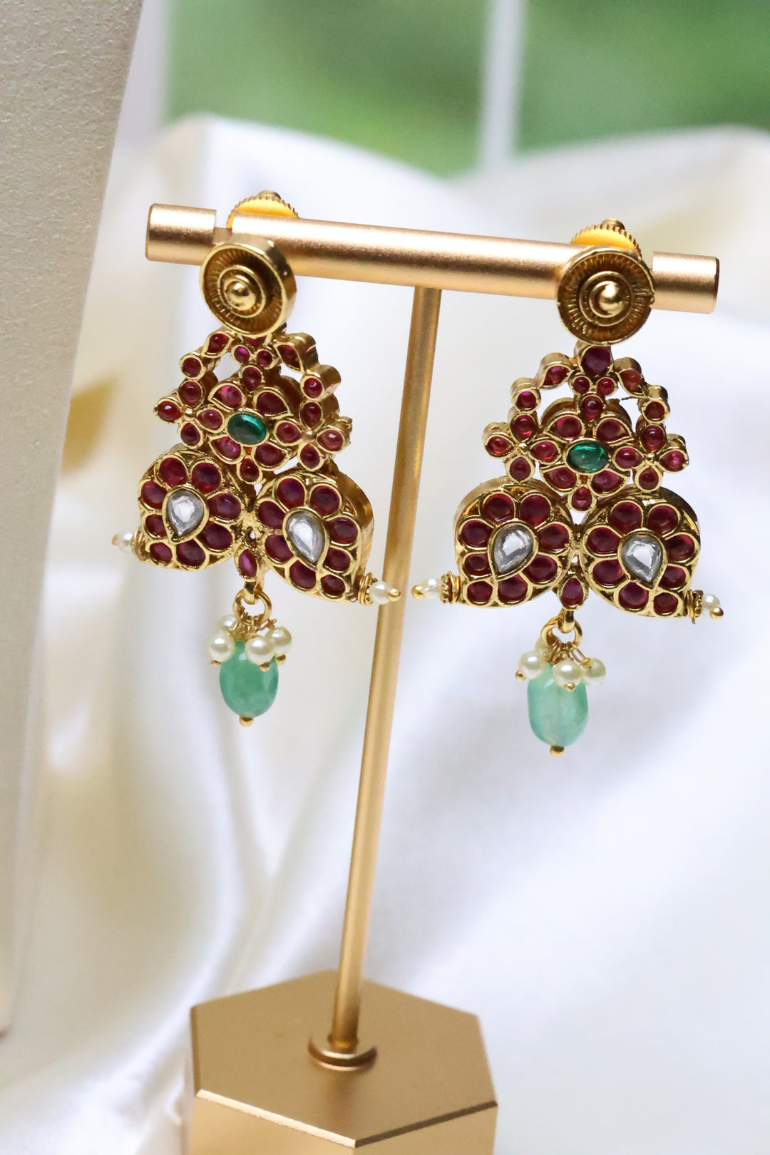 Reversible Kemp/Jadau Necklace [11085]