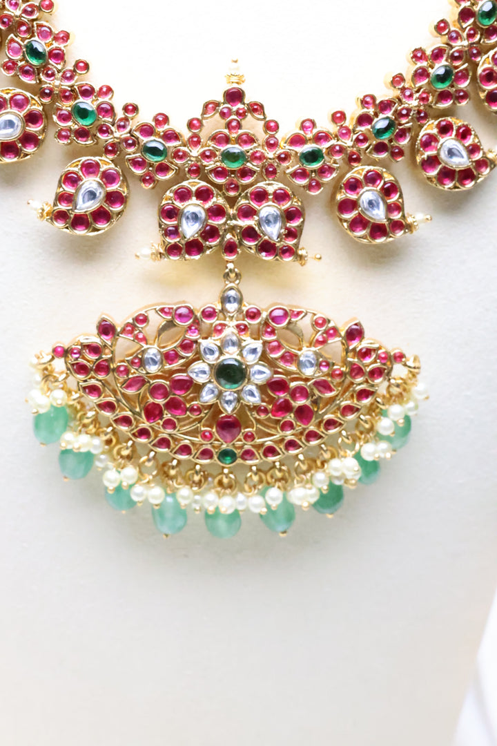Reversible Kemp/Jadau Necklace [11085]