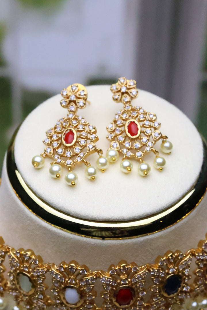 Medium Size Navratan Choker [11667]