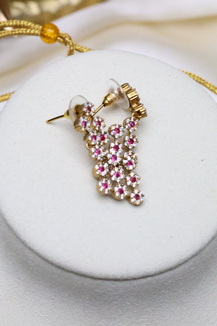 Diamond Look alike Necklace [11692]