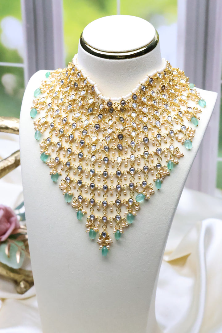 Statement Kundan Jadau Tassel Choker [11726]