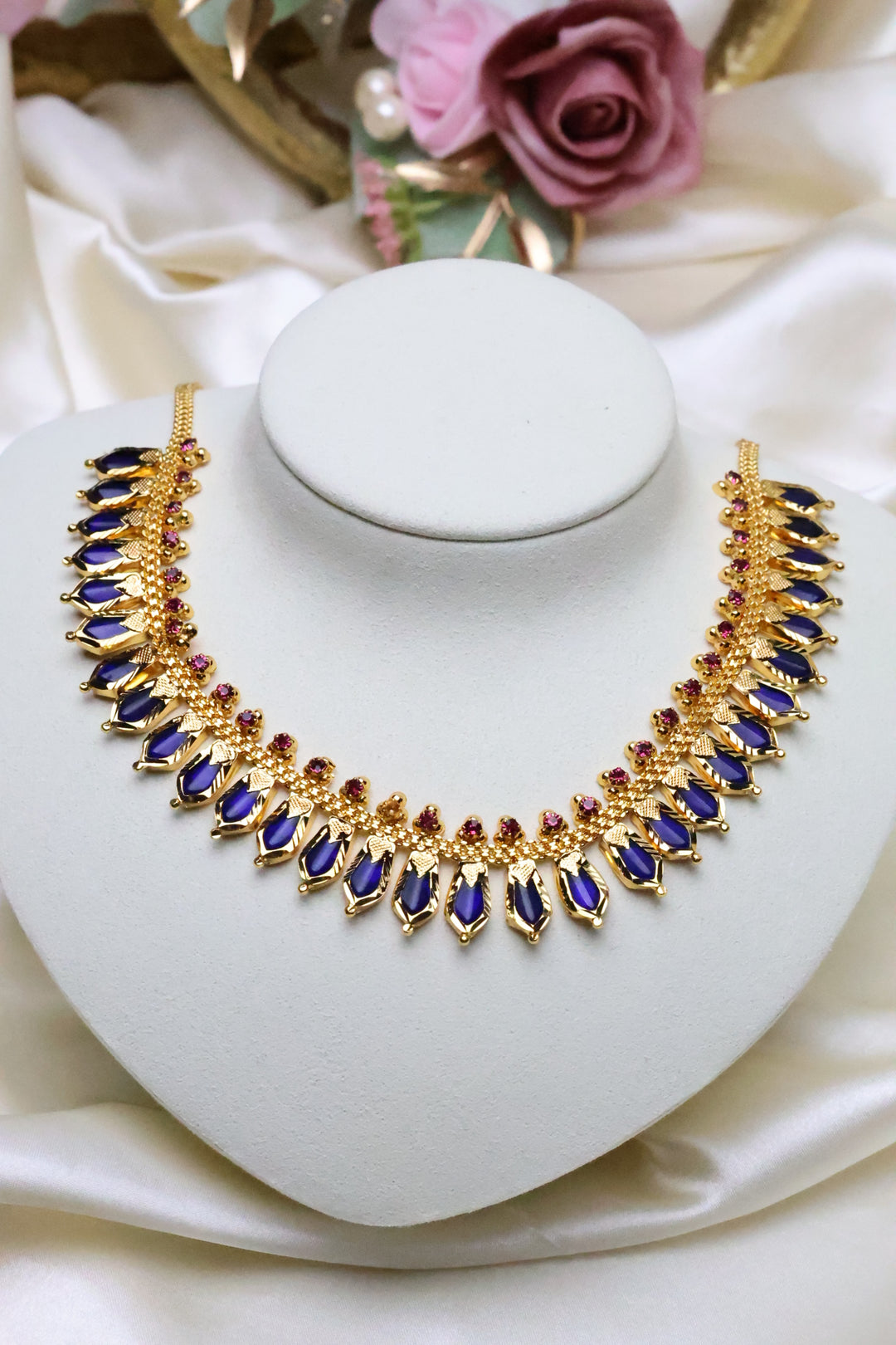 Kerala Style Naga - Design Necklace [11823]