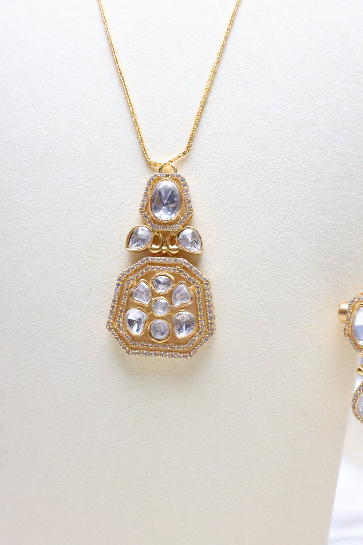Moissanite Pendant Set [9903]