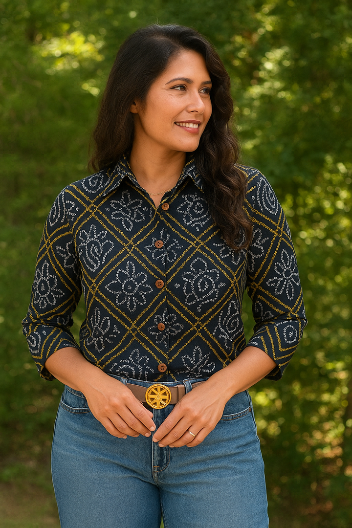[PRE-ORDER] Bandhni Shirts $49.00