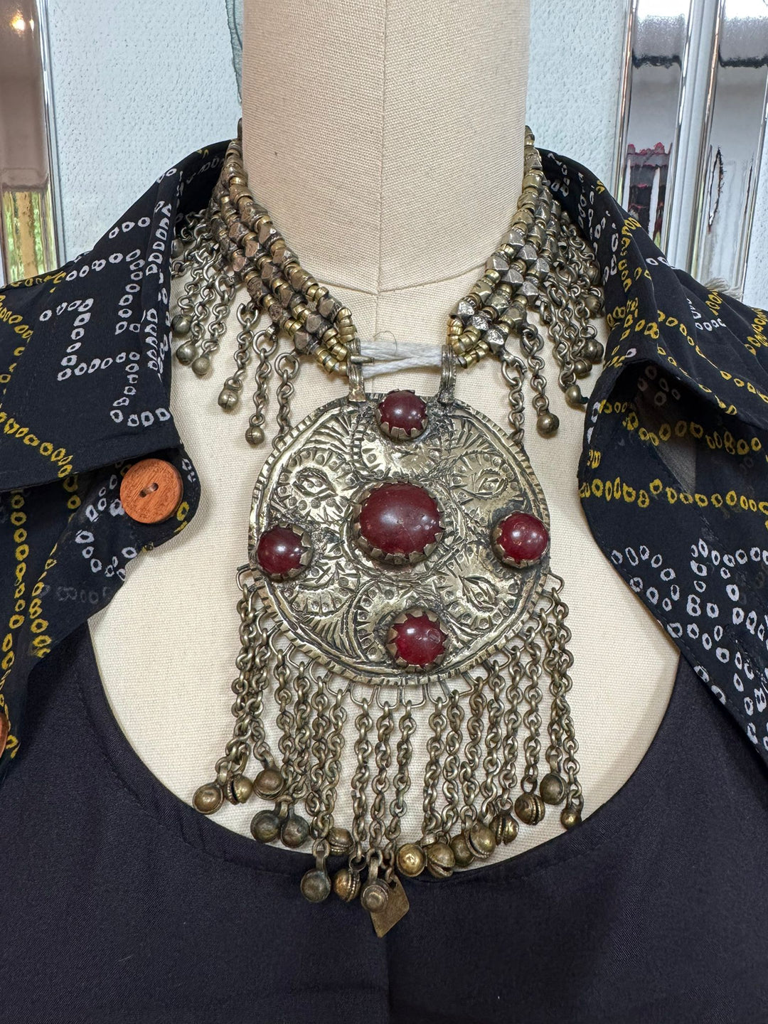 Afghani Collection: Statement Threaded Necklace [12377]