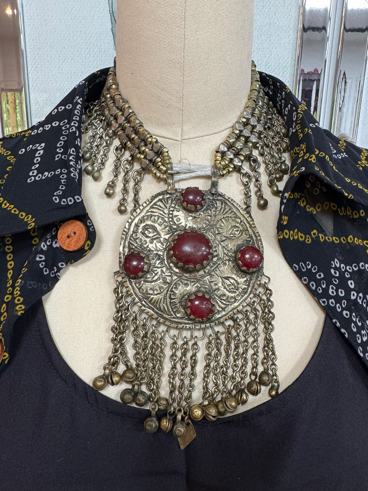 Afghani Collection: Statement Threaded Necklace [12377]