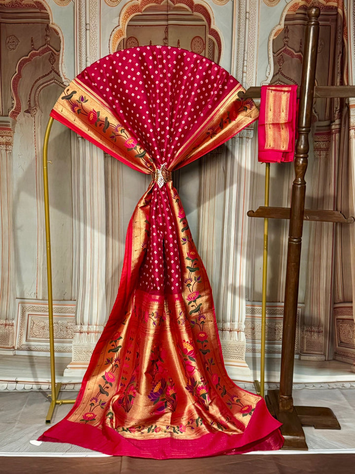 Bandhini Paithani Silk Saree [12673]