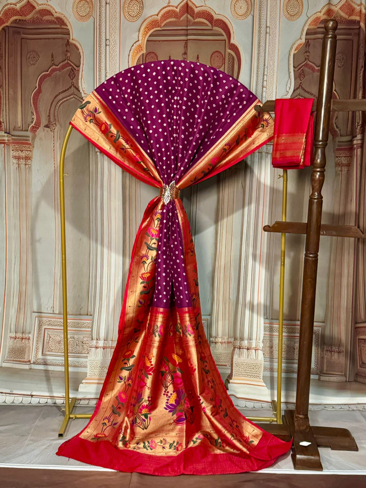Bandhini Paithani Silk Saree [12673]