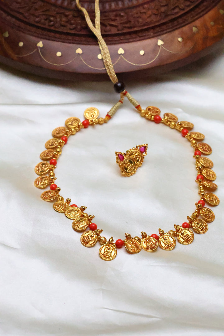 Temple Coin Necklace Set [12026]