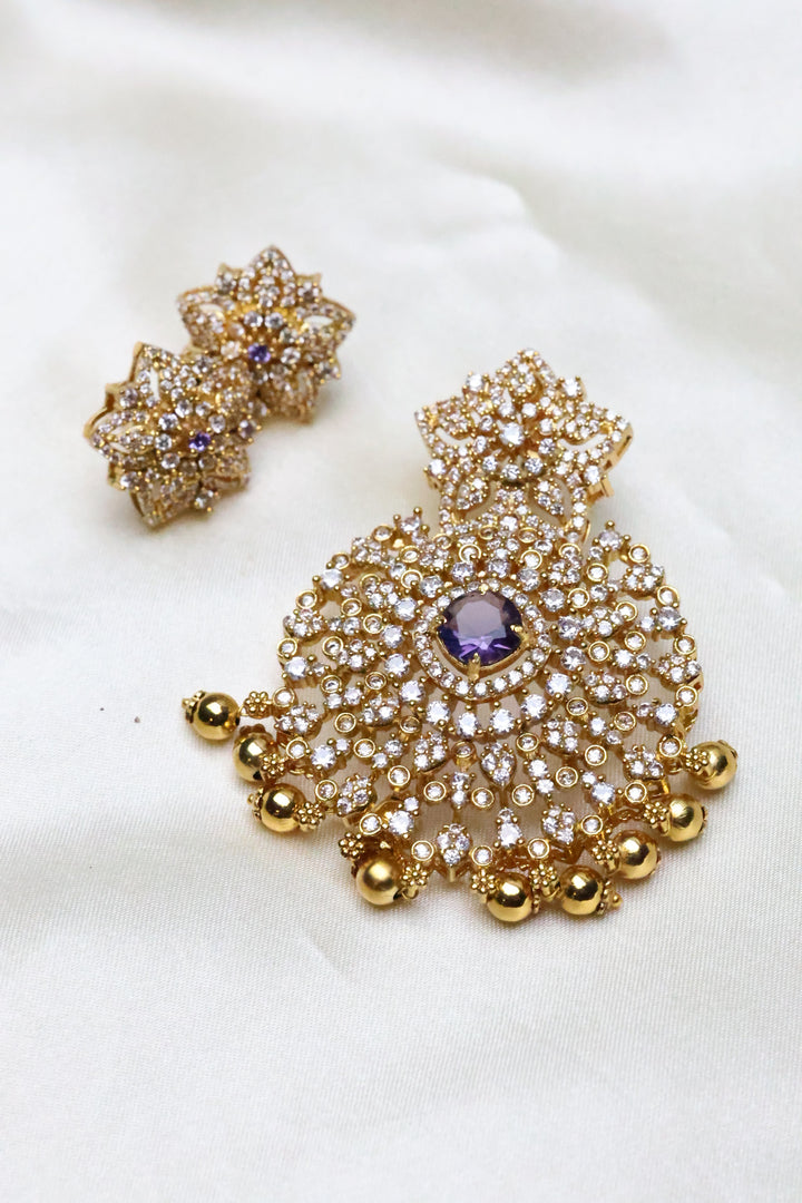 Floral Burst Pendant Set [12025]
