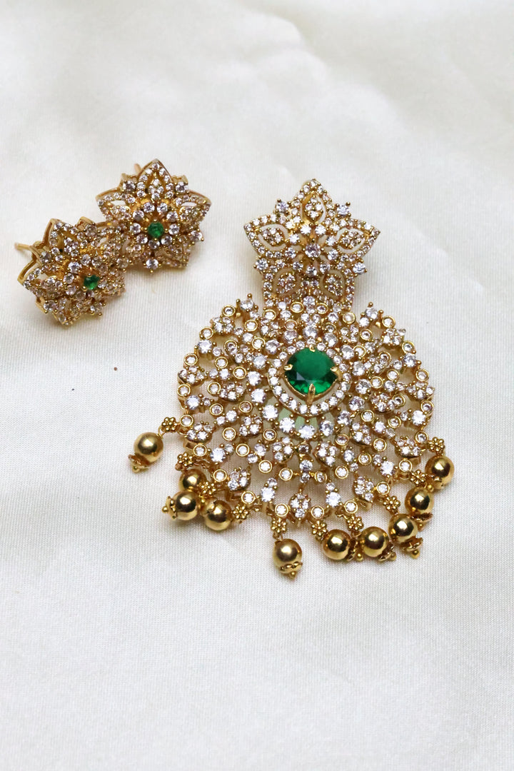 Floral Burst Pendant Set [12025]