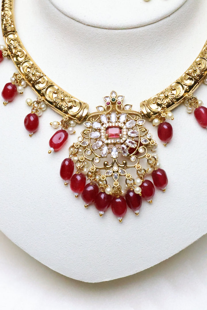 Hasli with CZ Pendant [11465]