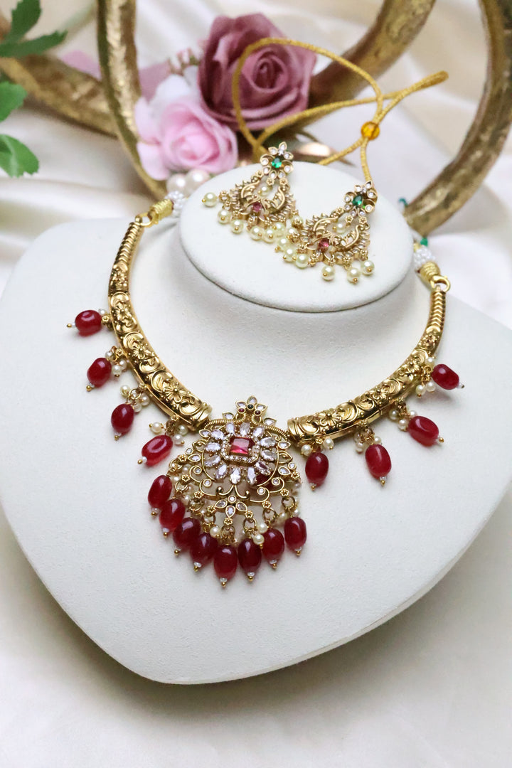 Hasli with CZ Pendant [11465]