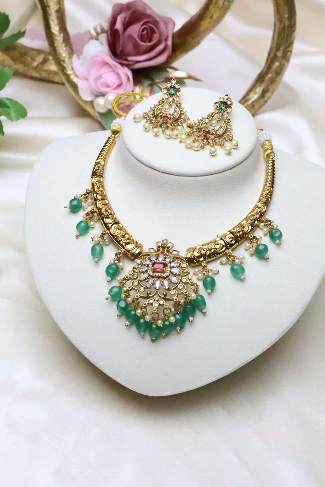 Hasli with CZ Pendant [11465]