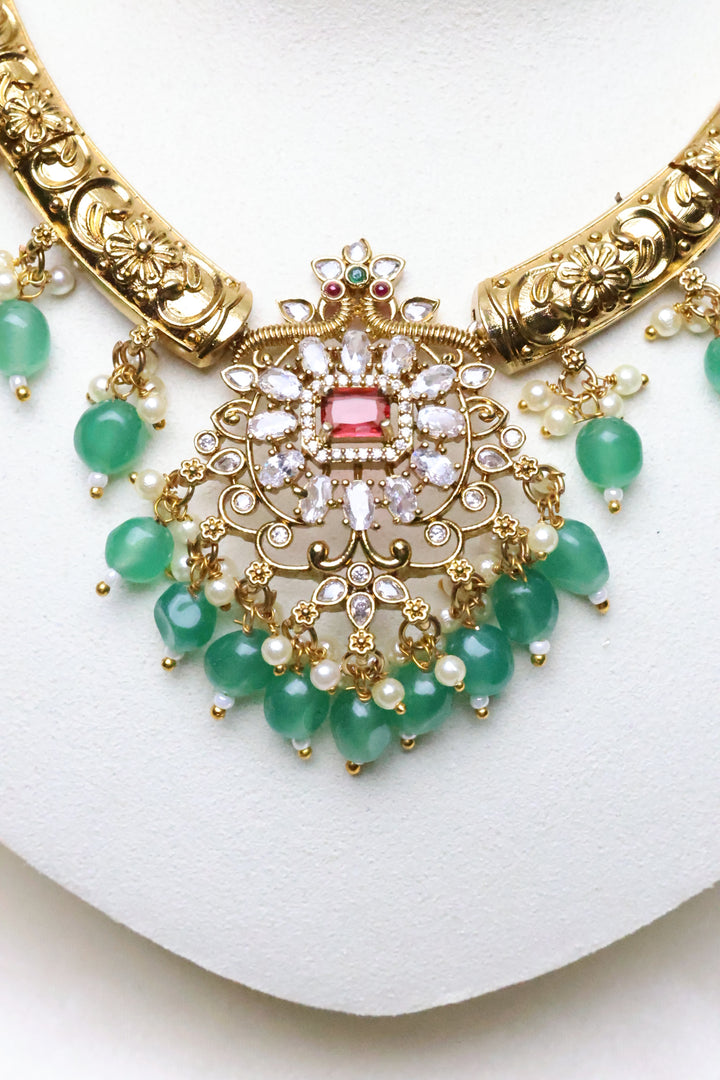 Hasli with CZ Pendant [11465]