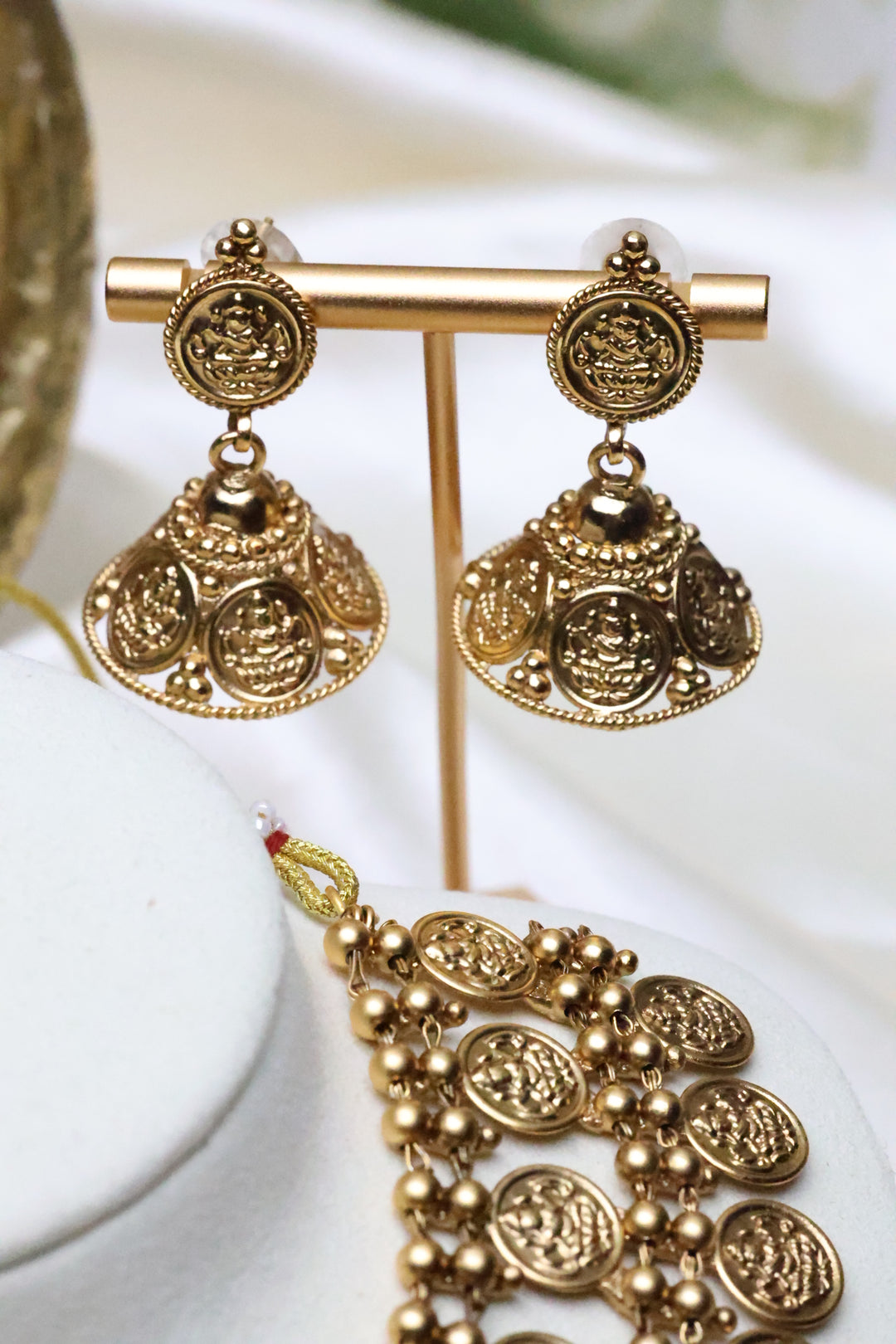 Kerala Style Double Layer Coin Necklace [11478]