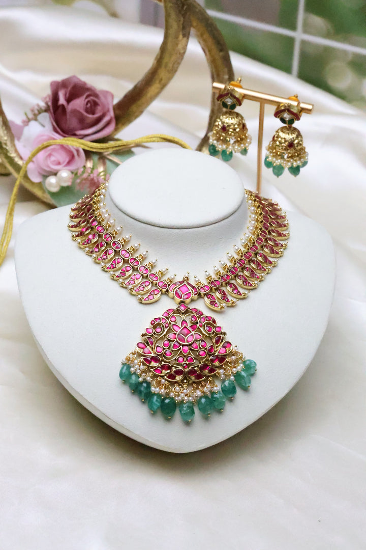 Temple Jadau Necklace [10824]