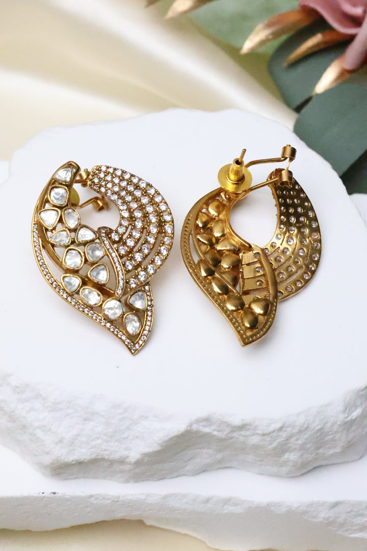 Statement Kundan Earring [10077]