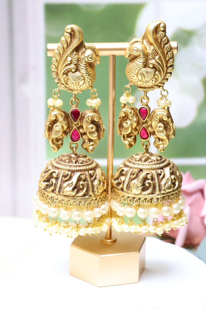Statement Temple Jhumka [10930]