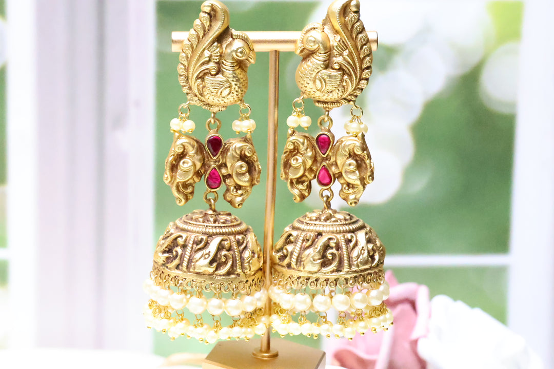Statement Temple Jhumka [10930]