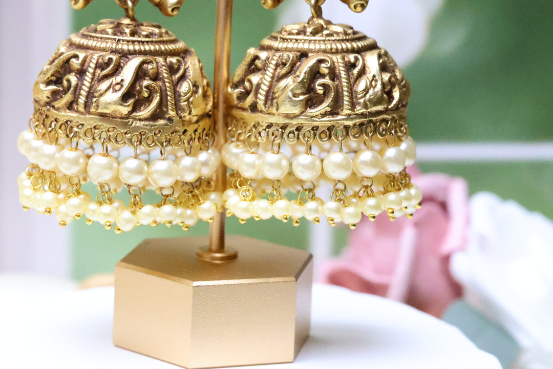 Statement Temple Jhumka [10930]