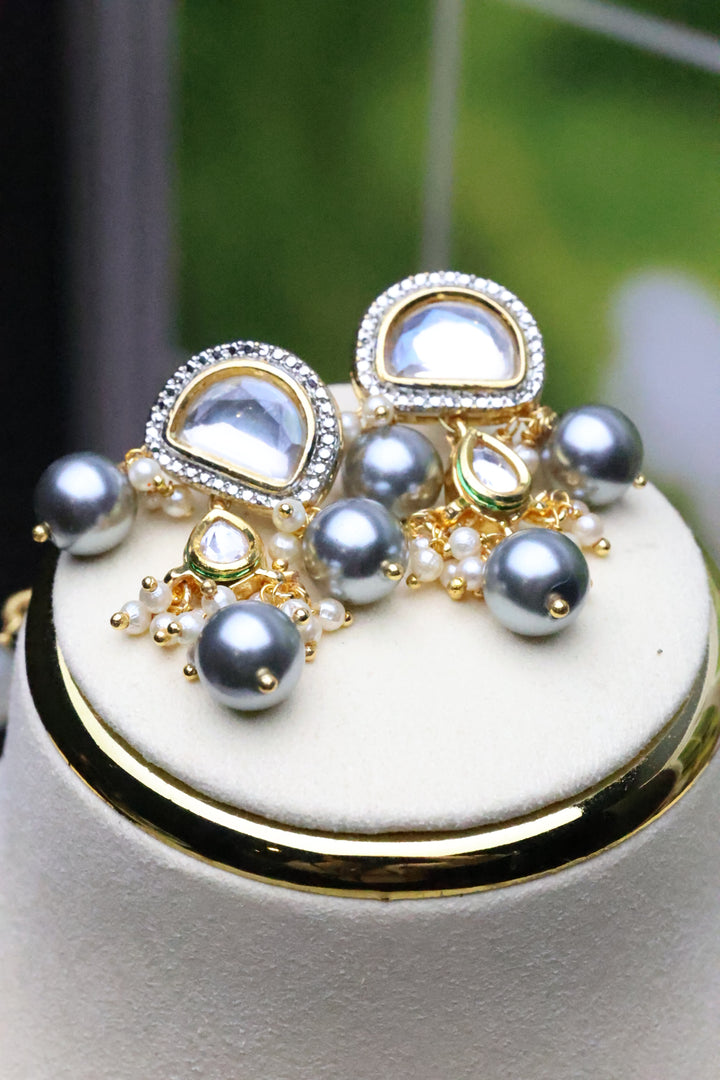 Grey Hydrobead Necklace [3822]