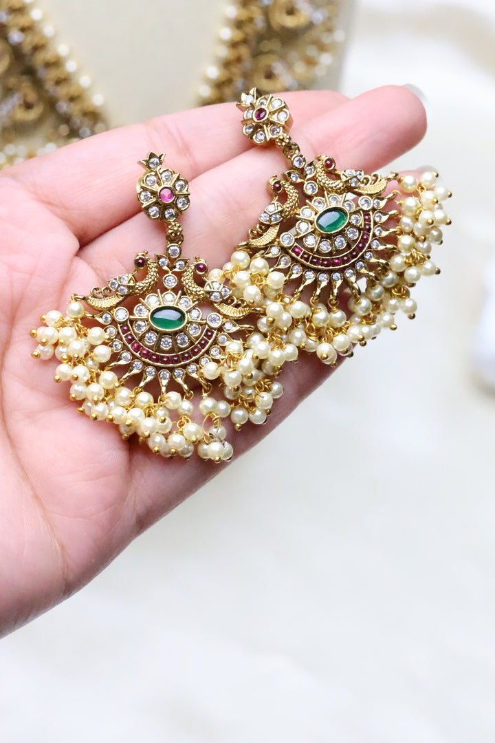 Clear Stone Peacock Gutapusalu [10653]