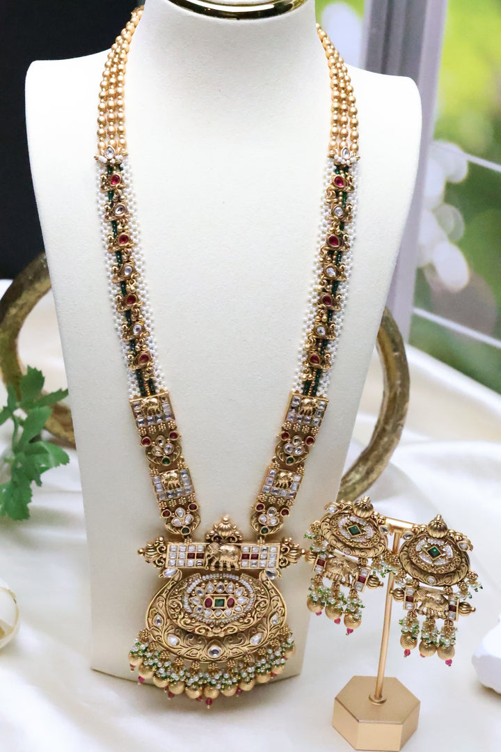 Hydrobead and Pearl Statement Mala [8811]