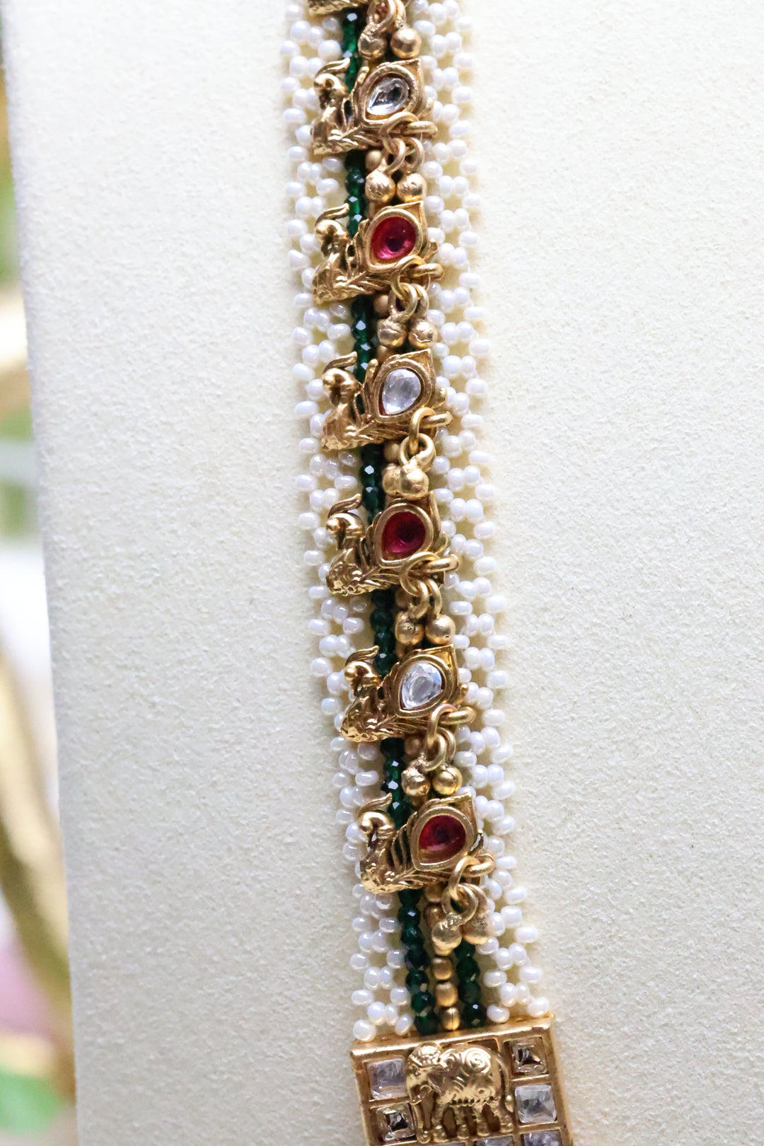 Hydrobead and Pearl Statement Mala [8811]
