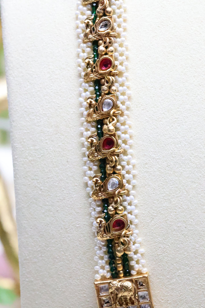 Hydrobead and Pearl Statement Mala [8811]