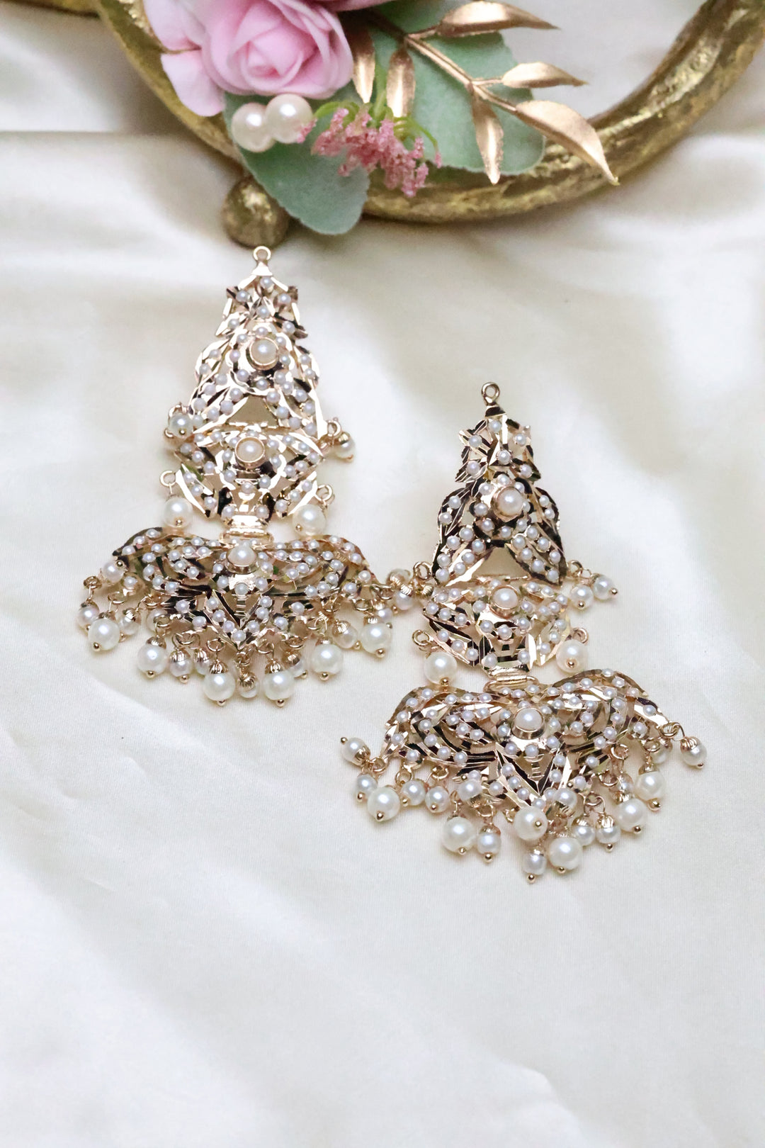 Jadau Statement Earrings [11018]