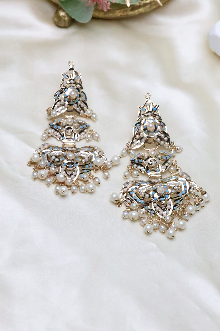 Jadau Statement Earrings [11018]