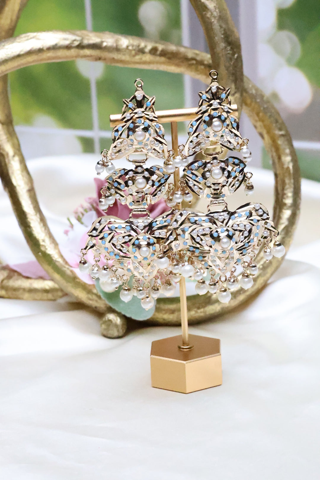 Jadau Statement Earrings [11018]
