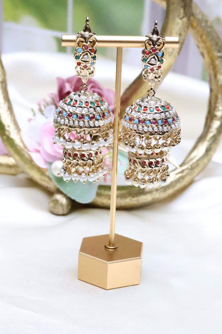 Big Jadau Jhumka [11020]