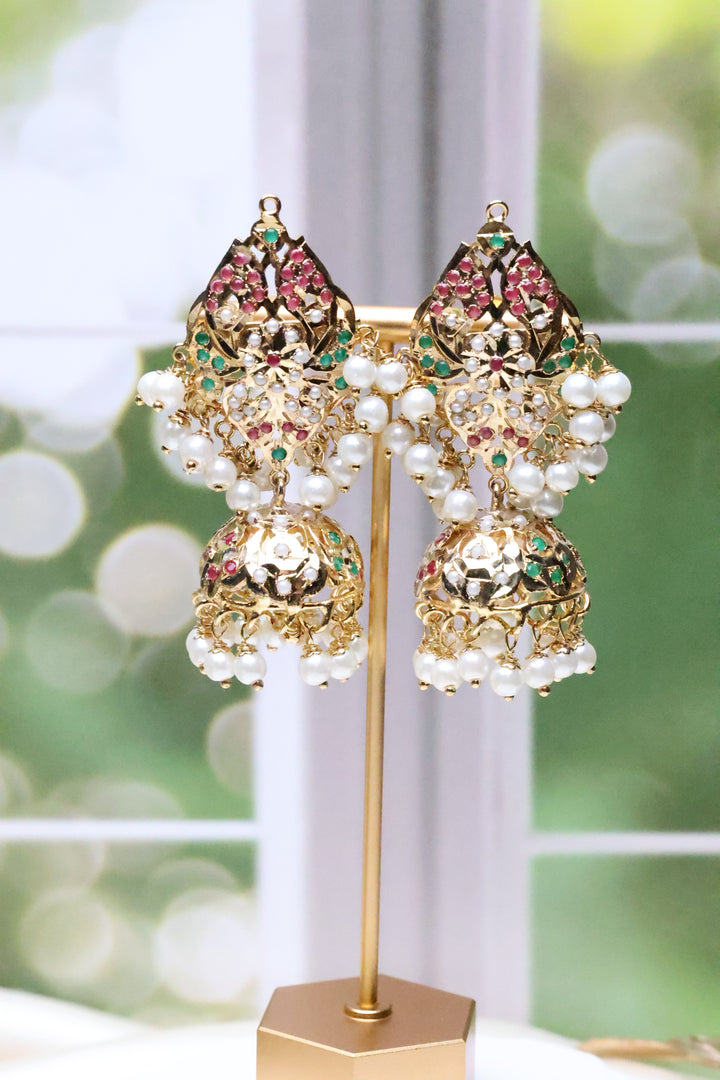 Small Jadau Jhumka [11017]