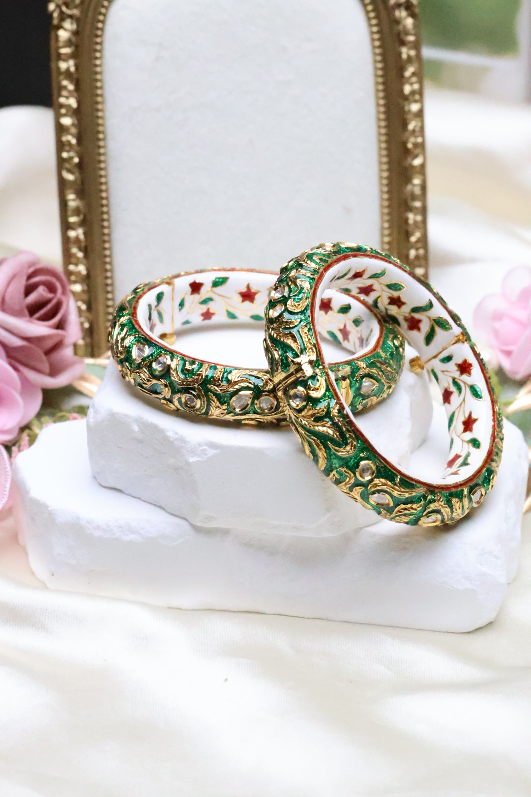 SINGLE Premium Meenakari Kada [8617]