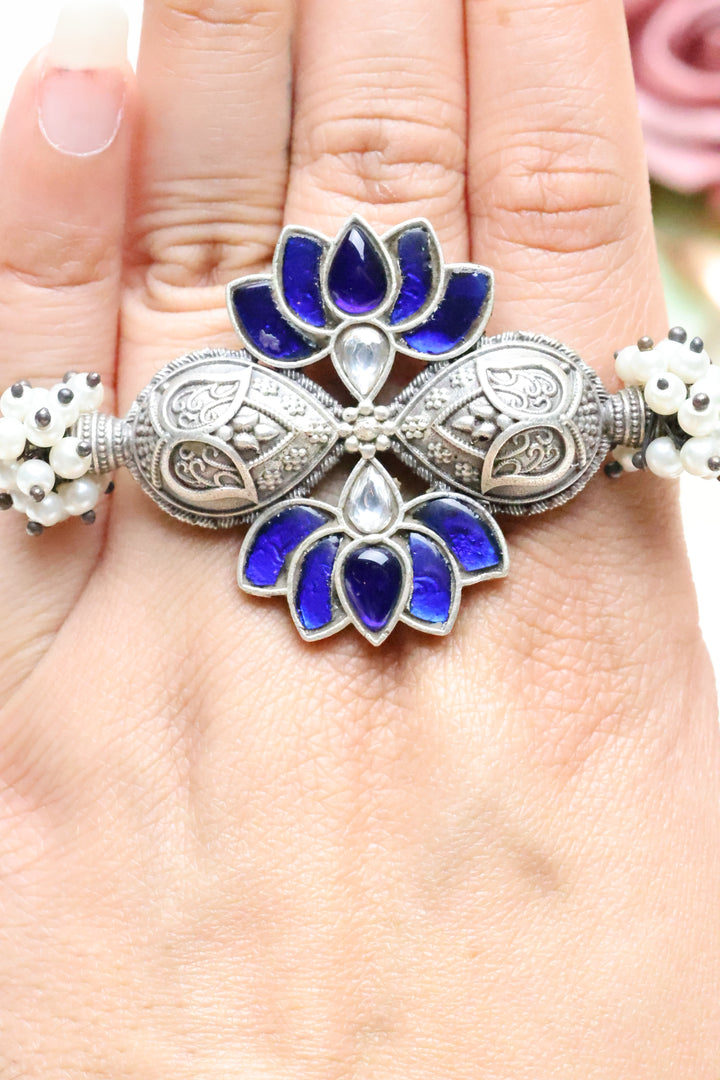 Adjustable Jadau Lotus Ring [4746]