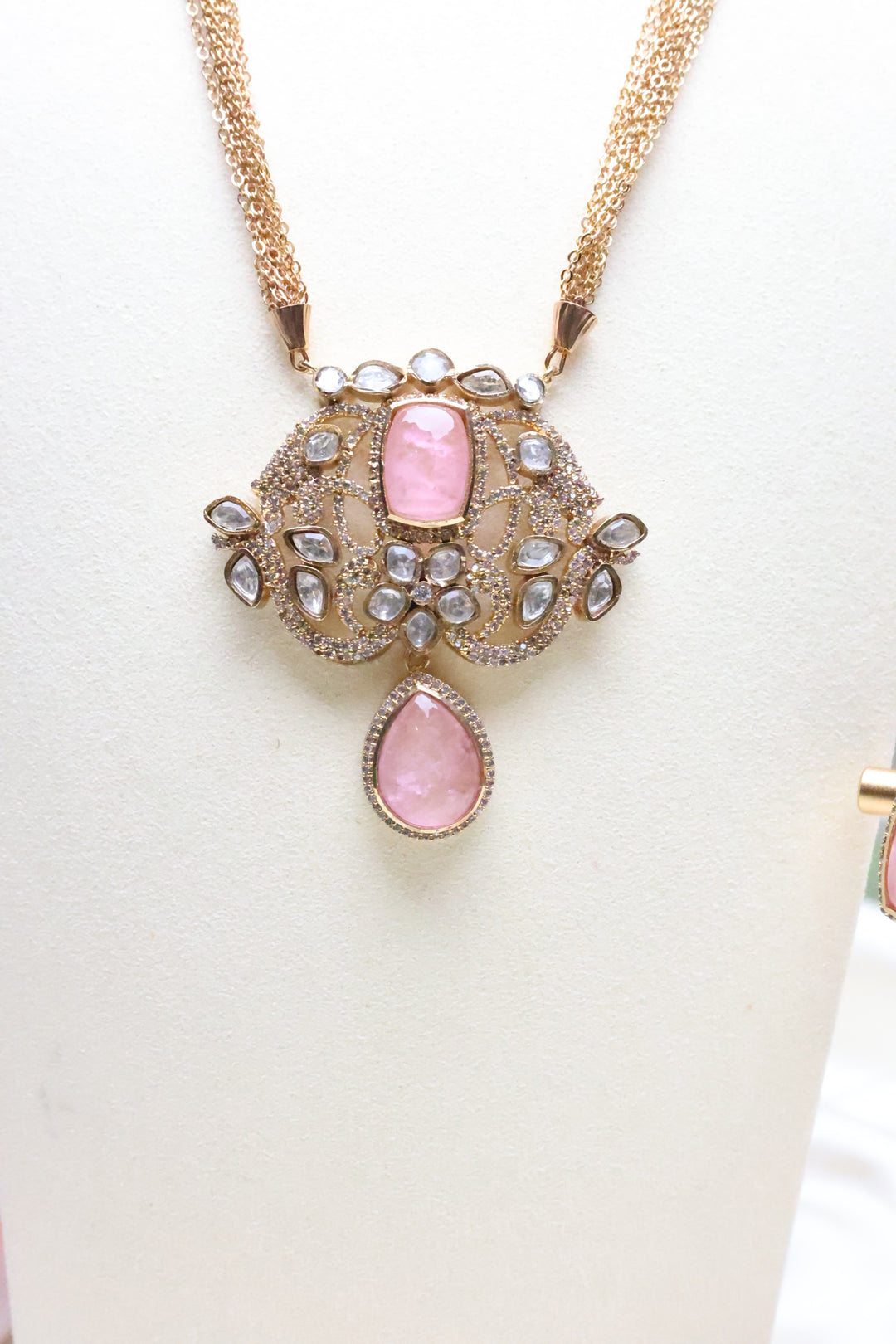 Kundan doublet Pendant set [9886]