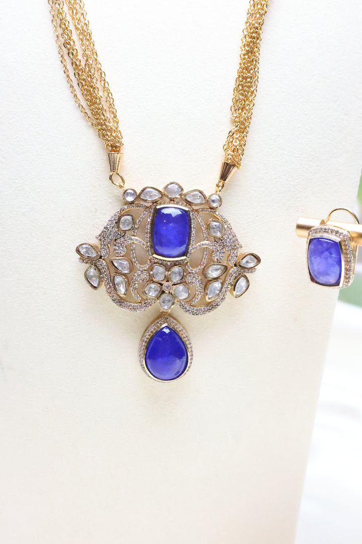 Kundan doublet Pendant set [9886]