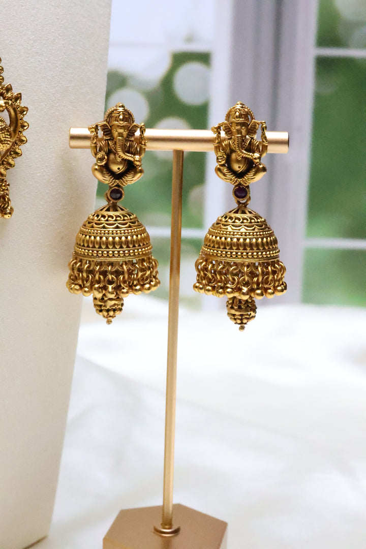 Antique Ganesha Necklace [10133]