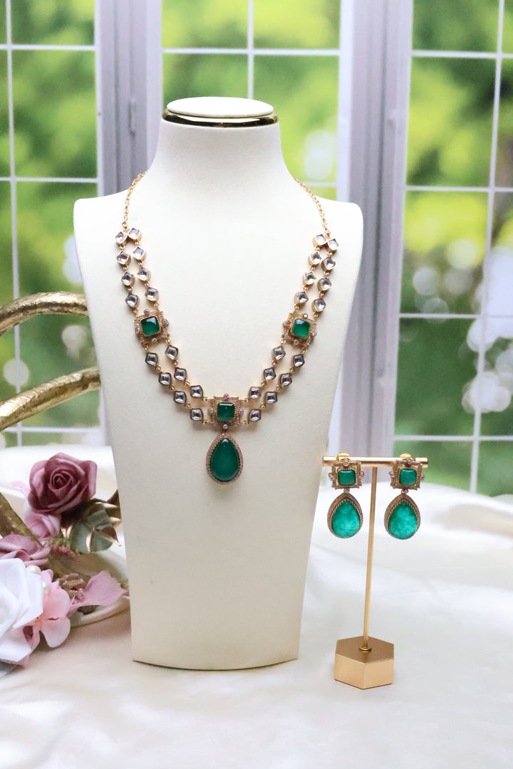 Kundan Double Layer Doublet Necklace [12338]