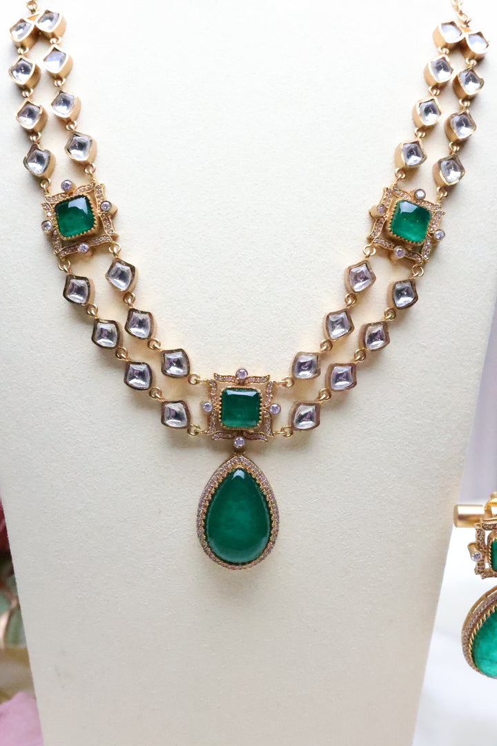 Kundan Double Layer Doublet Necklace [12338]