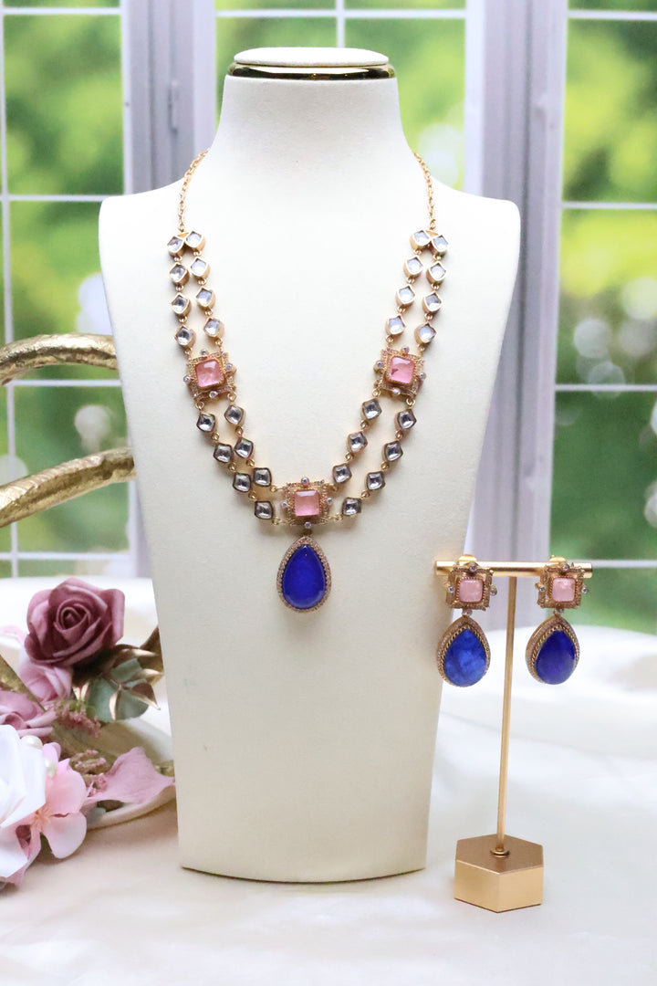 Kundan Double Layer Doublet Necklace [12338]