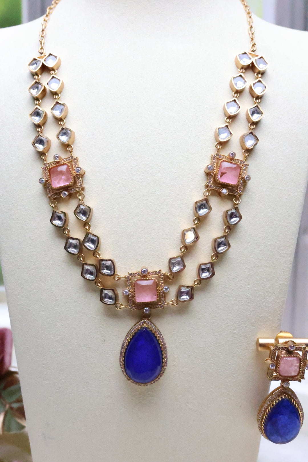 Kundan Double Layer Doublet Necklace [12338]