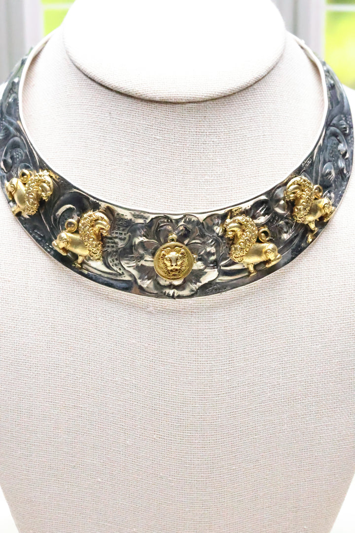 Brass Collection: SLA Fusion Halsi with Lion Motif [5872]