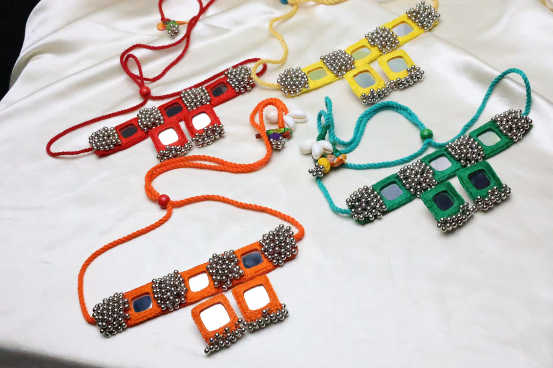 Navratri Collection: Fabric Choker [12360]